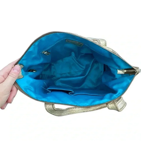 Vintage Coach Poppy Op Art Glam Tote Bag Shoulder Bag Brown *preowned - Picture 14 of 16